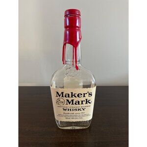 Maker's Mark Kentucky Straight Bourbon Whisky Empty Bottle 750ml